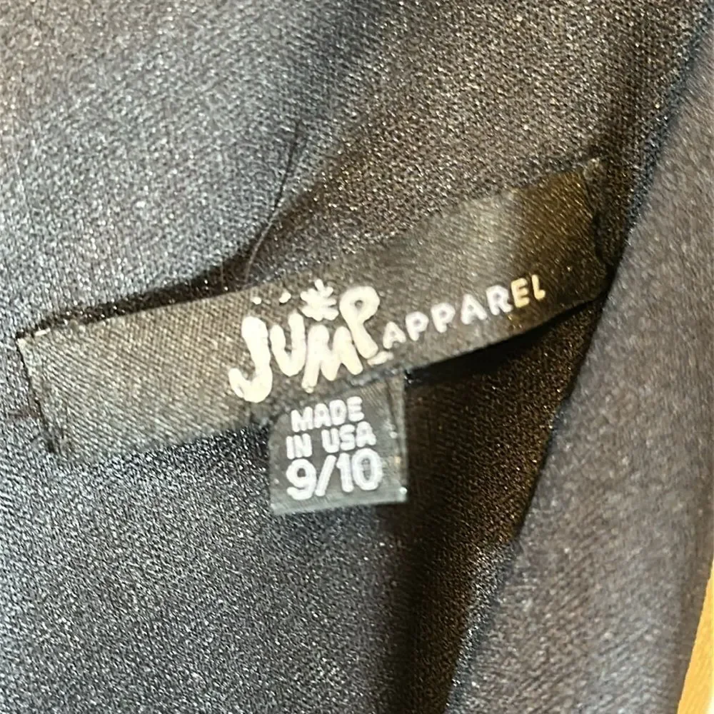 Vintage Jump apparel Elegant Black Halter Evening Dress size 9/10